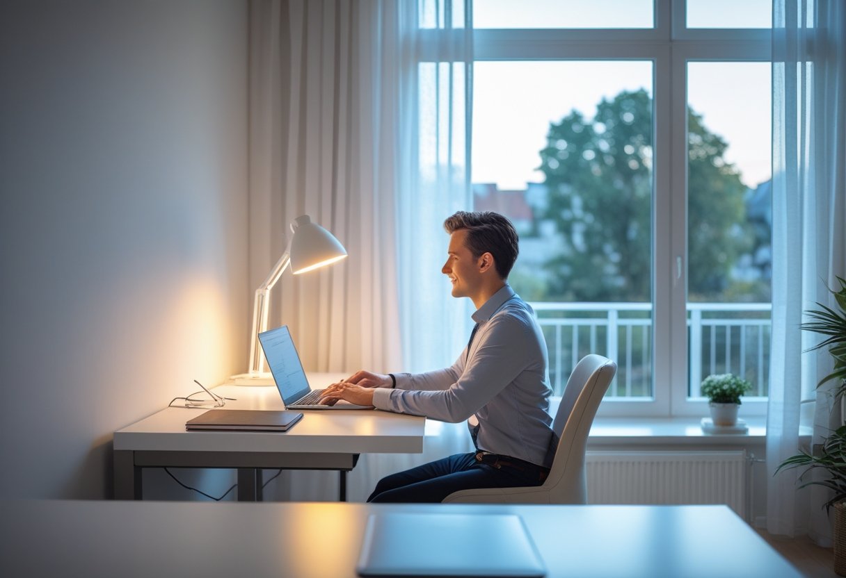 Saadan skaber du den perfekte belysning til hjemmekontoret
